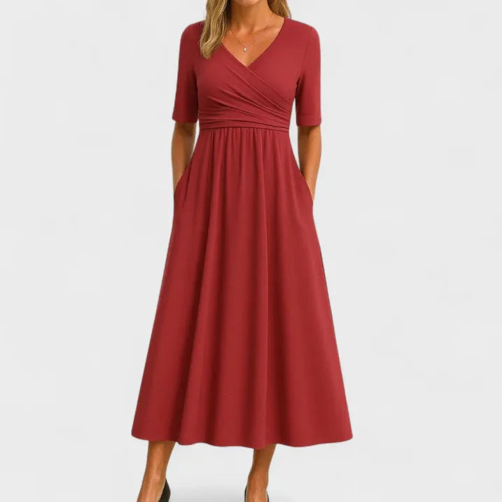 Riley – Women’s Wrap-Style Maxi Dress