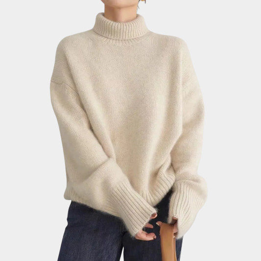 Alicja – Knit-Look Turtleneck Sweater for Women