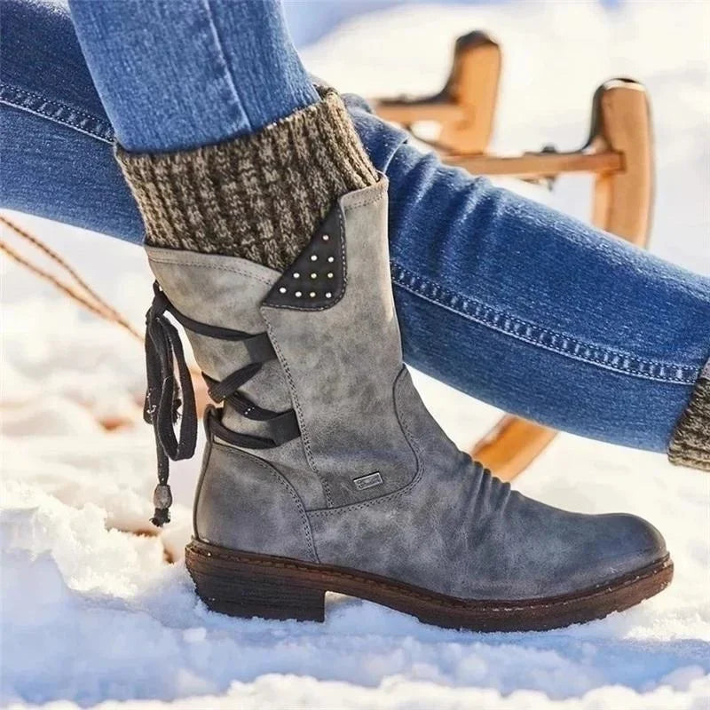 Nora – Warm Winter Ankle Boots for Women
