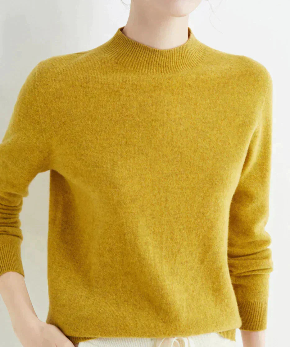 Nora – Cashmere-Feel Minimalist Knit Sweater for Women