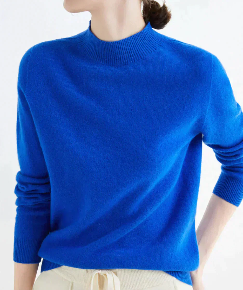 Nora – Cashmere-Feel Minimalist Knit Sweater for Women