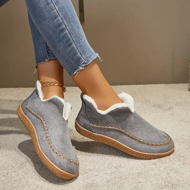 Livia – Cozy Lined Slip-On Women’s Loafers