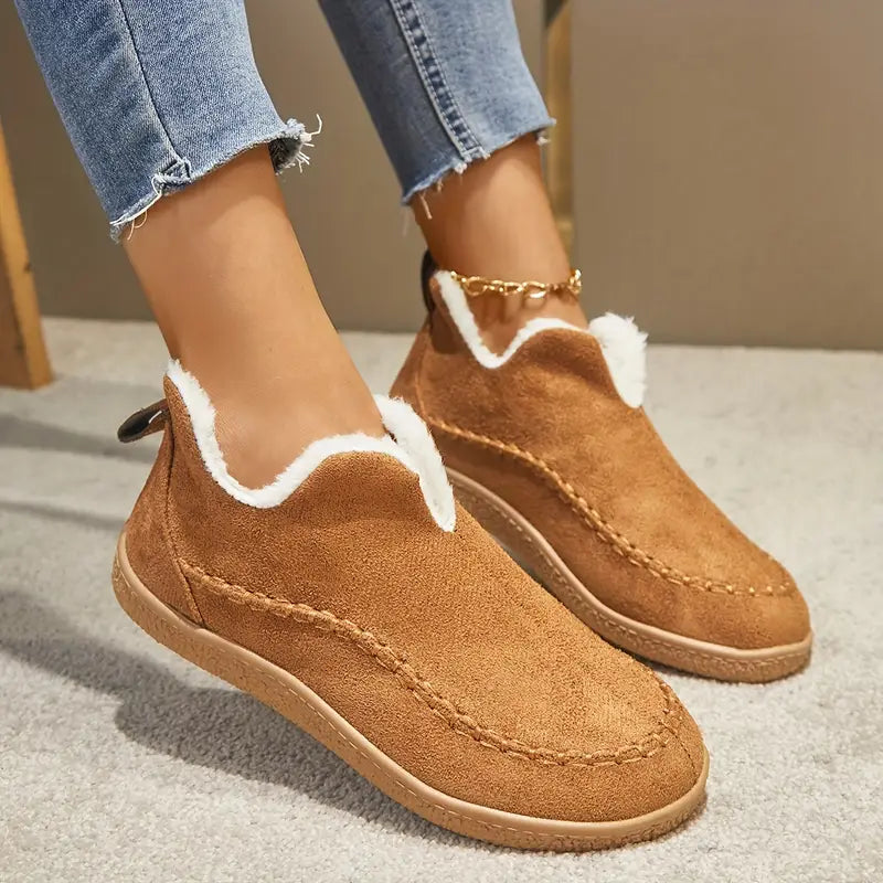 Livia – Cozy Lined Slip-On Women’s Loafers