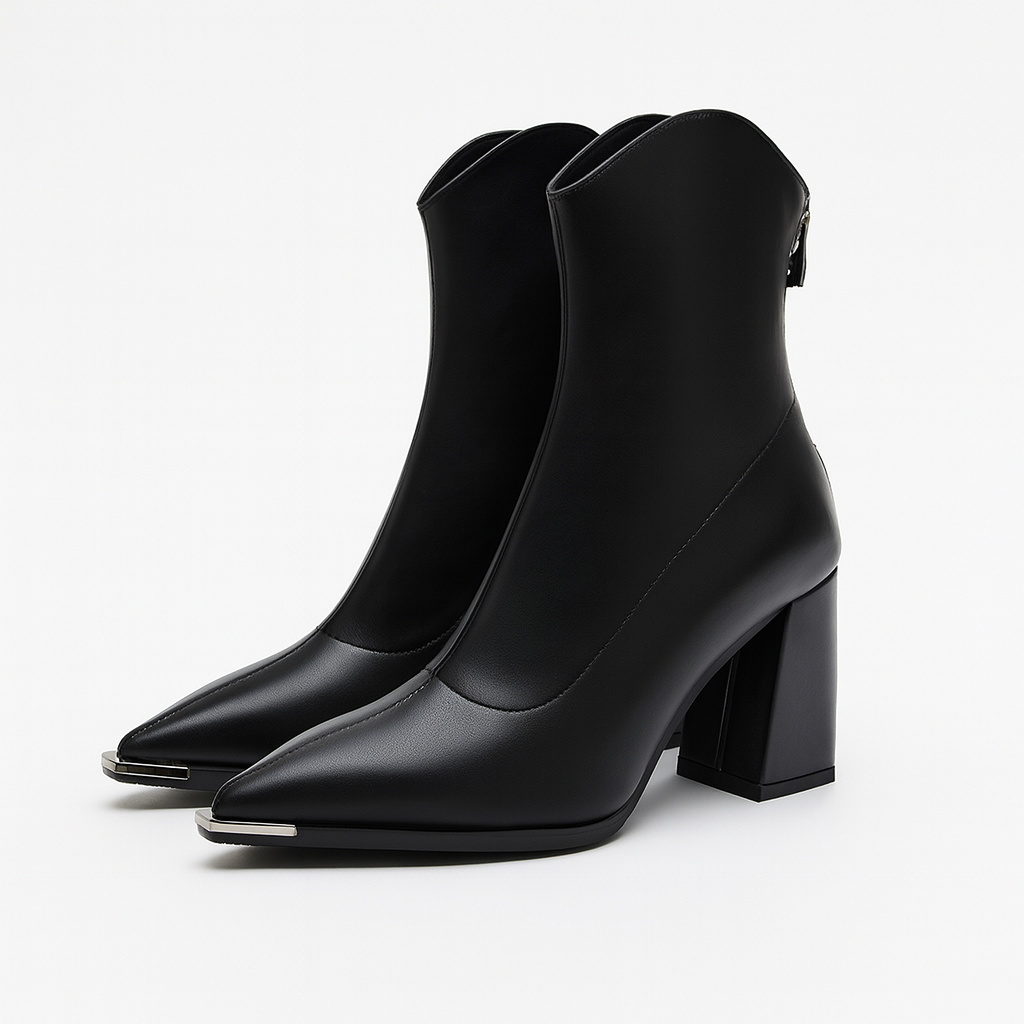 Nocturne – Women’s Chrome Tip Chelsea Leather Boots
