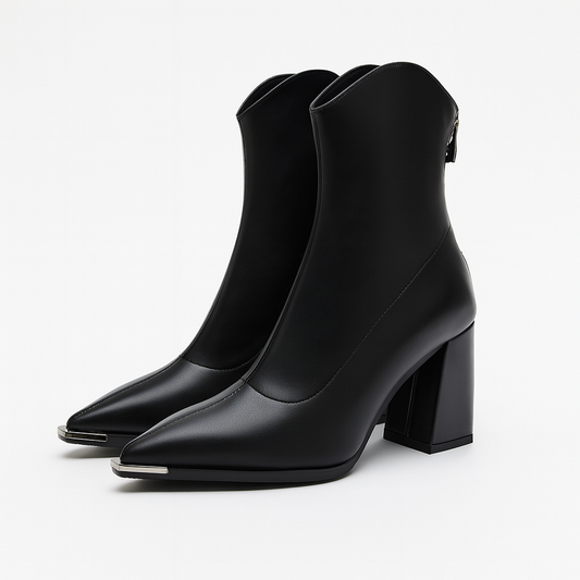 Nocturne – Women’s Chrome Tip Chelsea Leather Boots