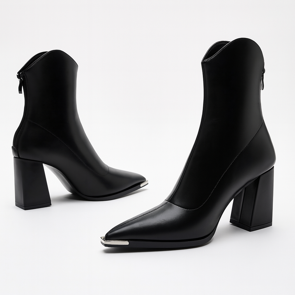 Nocturne – Women’s Chrome Tip Chelsea Leather Boots