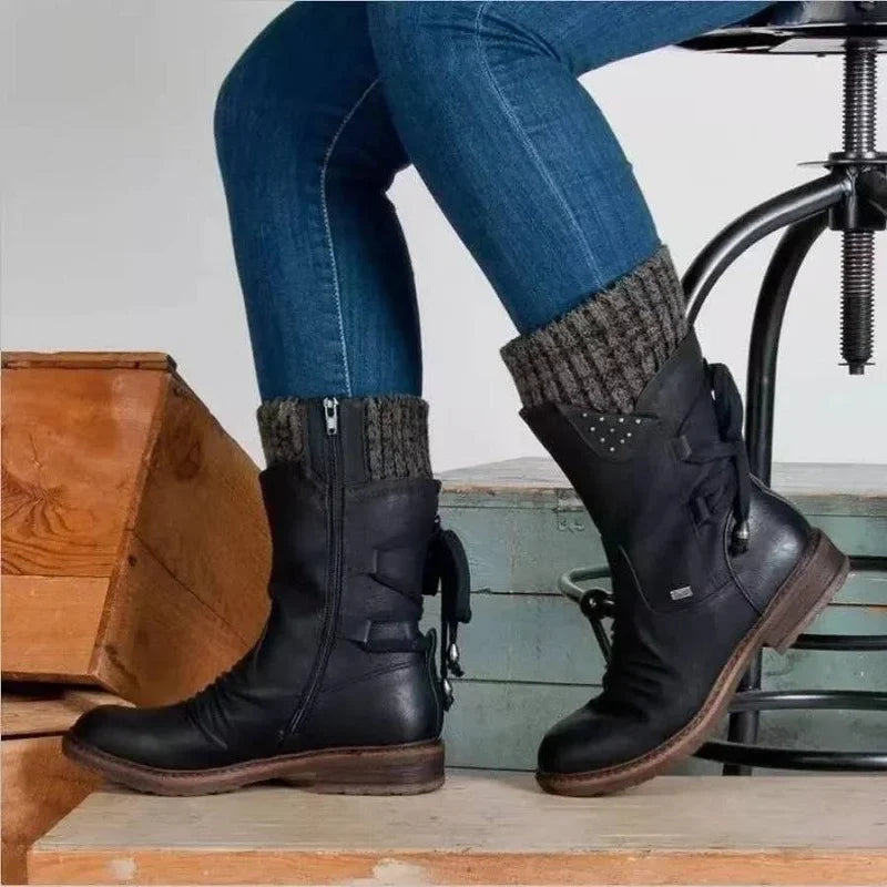 Nora – Warm Winter Ankle Boots for Women