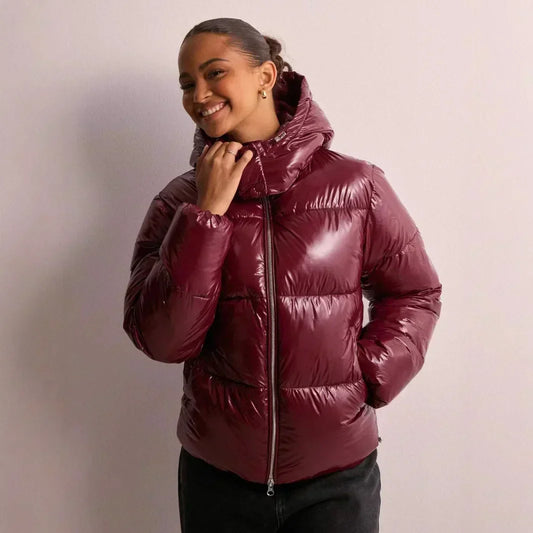Lena – Hooded Quilted Puffer Jacket for Women