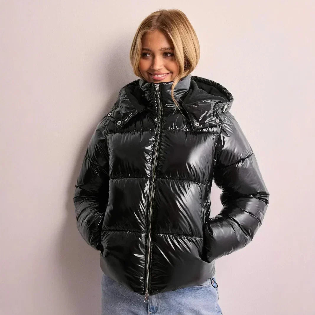 Lena – Hooded Quilted Puffer Jacket for Women