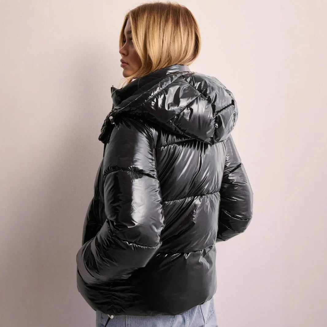 Lena – Hooded Quilted Puffer Jacket for Women
