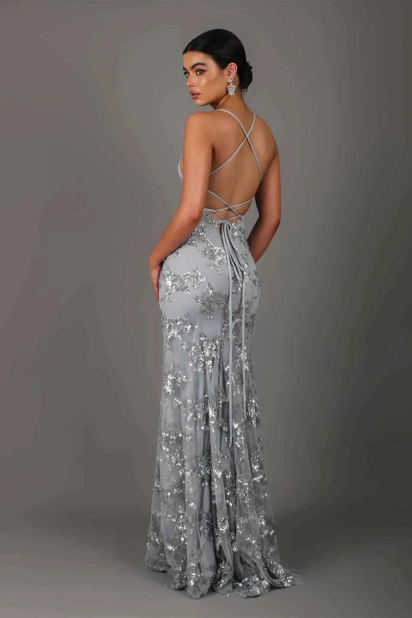 Aurora – Embellished Floor-Length Evening Gown for Women