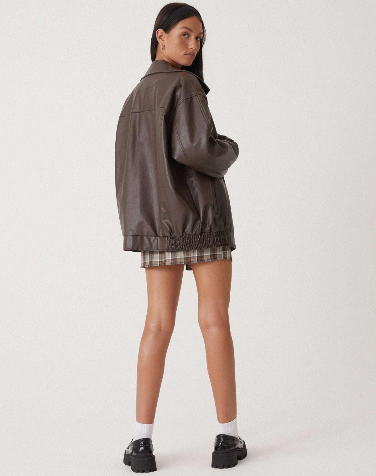 Ava – Women’s Oversized Leather Jacket